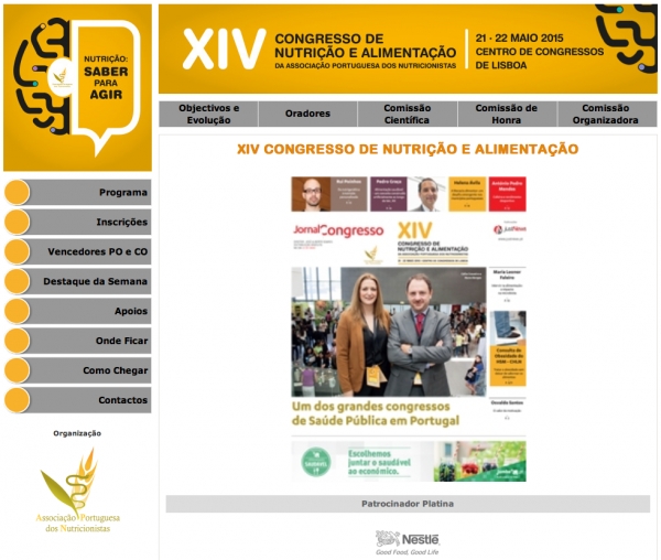 PANO at the XIV Congress of Nutrition and Food