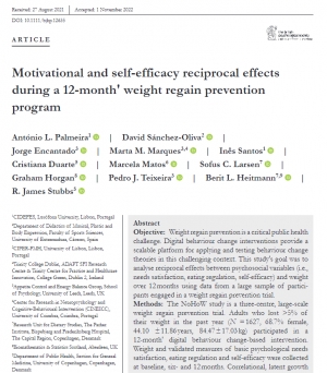 New article from the NoHow project (Horizon 2020) published in the British Journal of Health Psychology