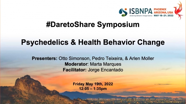 FMH-CIPER was present at ISBNPA 2022: Psychedelics and Health Behavior Change